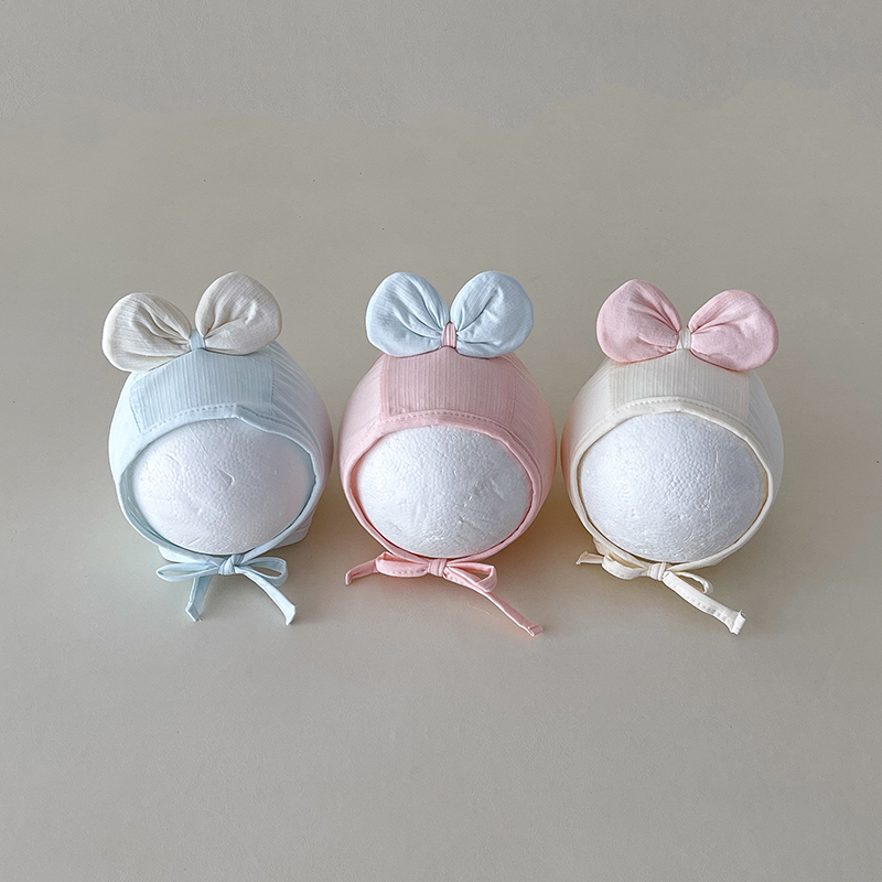 婴儿包脸帽春秋季1-12个月