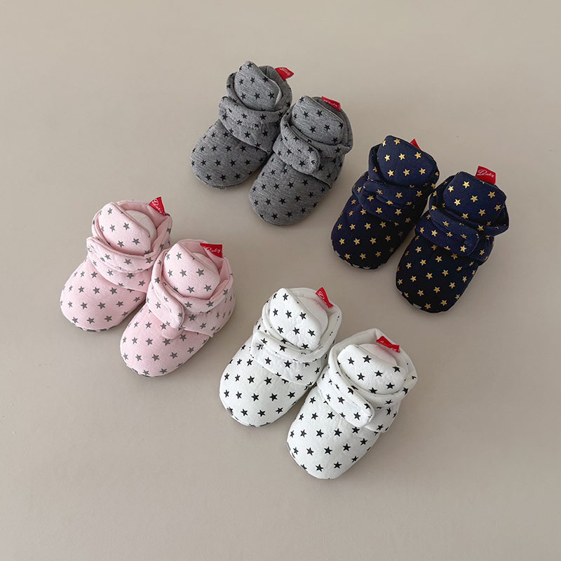 婴儿软底鞋加厚保暖宝宝步前鞋