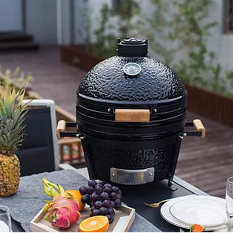 陶瓷烤炉16寸韩式烤肉碳烤炉别墅户外庭院焖烤BBQ烧碳烤围炉煮茶