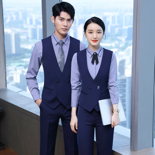 南航空姐制服职业套装 酒店前台工作服 男女高铁铁路空少乘务员工装