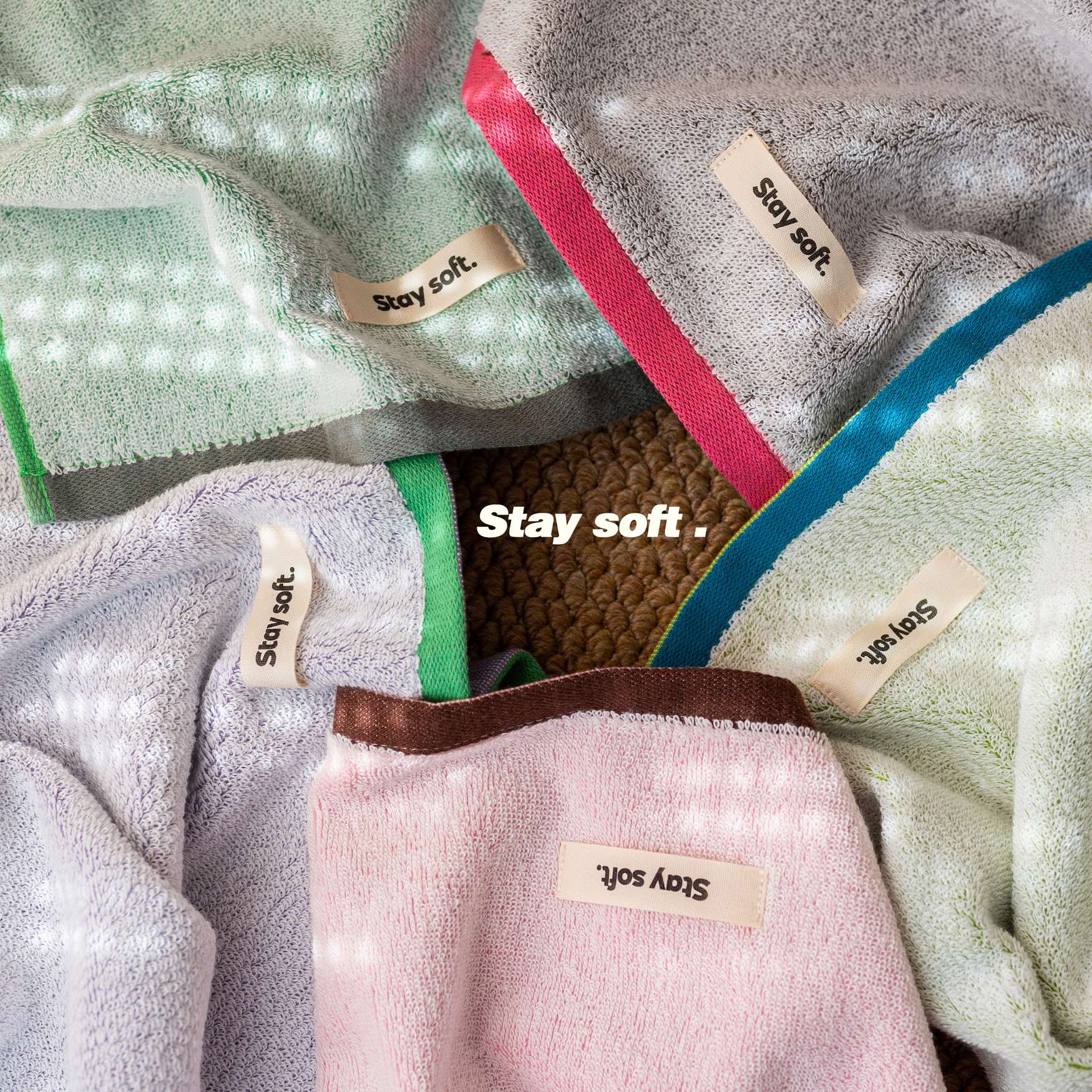 撞色款毛巾纯棉100全棉洗脸面巾