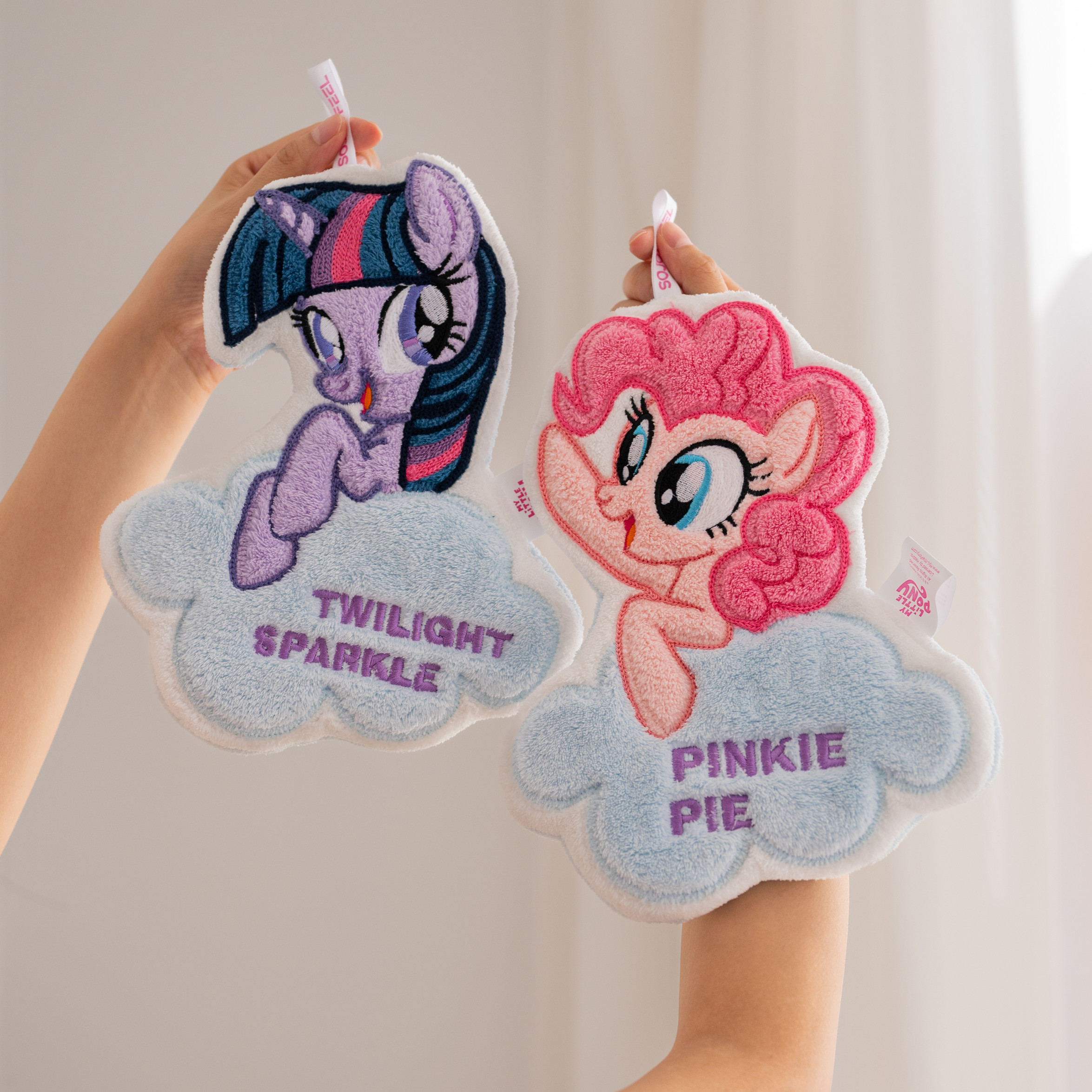 小马宝莉珊瑚绒擦手巾挂式可爱