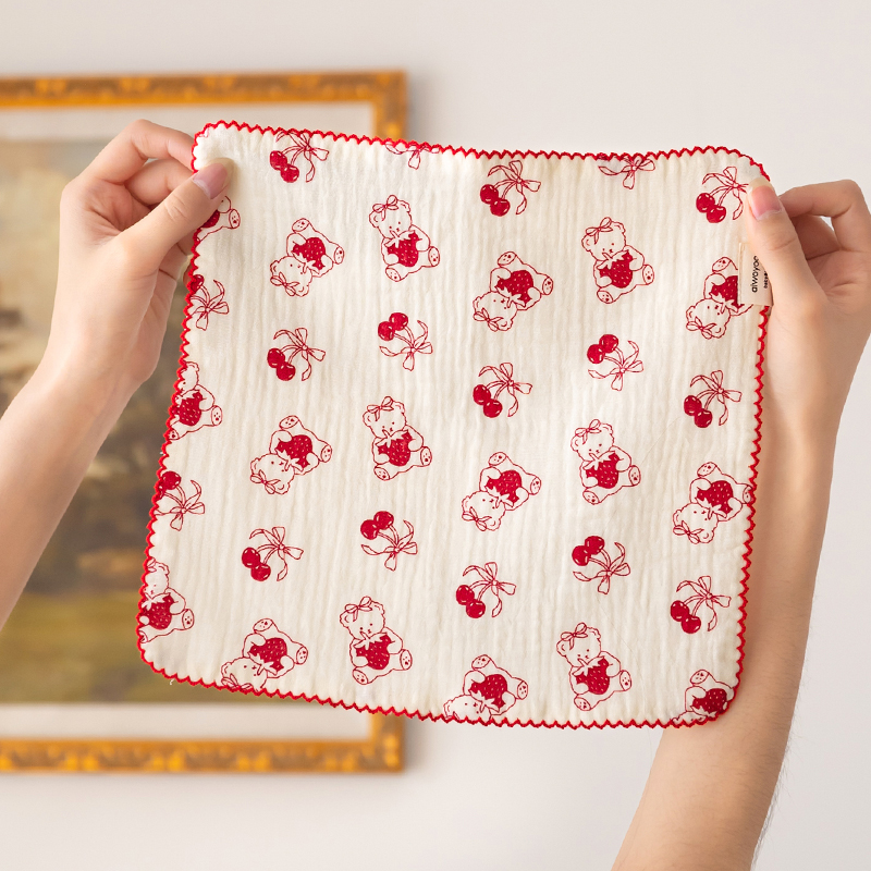 纯棉100全棉方巾a类纱布儿童专用