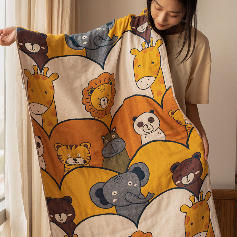 卡通纱布浴巾纯棉儿童家用新款全棉吸水女可爱裹巾洗澡毛巾,居家布艺,浴巾,淘宝优惠券,粉丝福利购,淘宝优惠卷