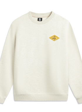 李宁反伍BADFIVE男子立体裁剪宽松套头卫衣AWDW027