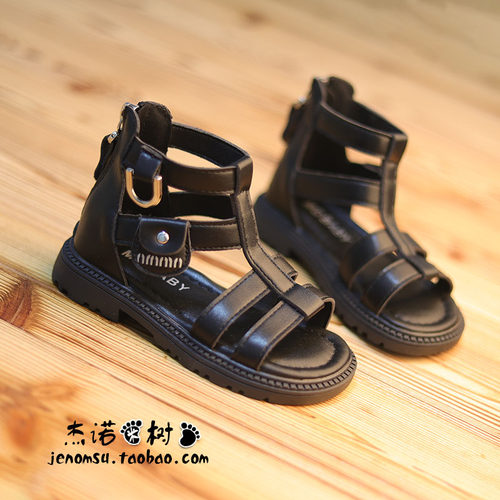 女童罗马鞋2025年幼儿园夏季凉鞋