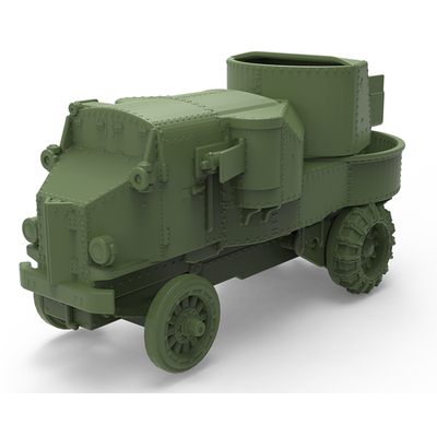 SSMODEL SS373 1/220俄罗斯帝国普提洛夫-加福特重型装甲车 V2.0