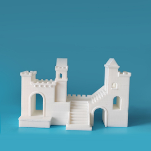 欧式鱼缸造景2代纪念碑谷城堡桌面鱼缸躲避屋鱼虾洞创意摆件