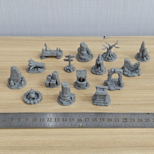 KT0197 1/  FDM 奇幻地形微缩模型套装场景部件