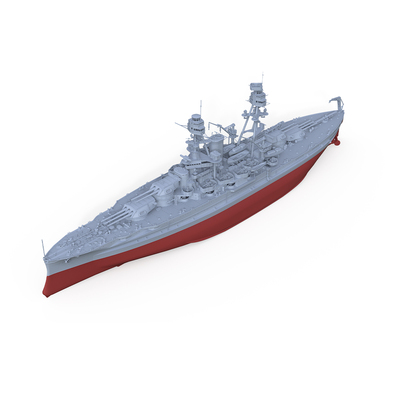 SSC525S 军事模型 美国BB-37俄克拉荷马号 内华达级战列舰 船底版