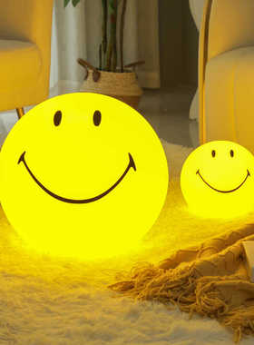 荷兰Mr Maria笑脸灯客厅落地灯氛围夜灯卧室创意台灯摆件生日礼物