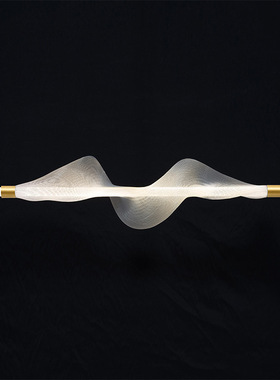 后现代轻奢餐厅吊灯创意长条吧台办公灯奢华吊灯北欧设计师款艺术