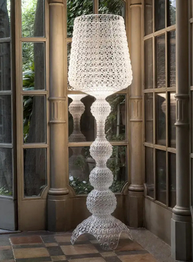 意大利设计师客厅创意落地灯样板间网红卧室kertell蕾丝酒杯台灯
