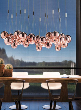 意大利Lodes Random同款餐厅吧台书房楼梯挑空创意泡泡吊灯橱窗灯