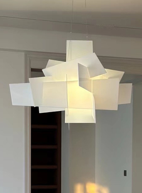 意大利创意餐厅吊灯现代简约北欧餐厅灯客厅书房设计师款堆叠吊灯