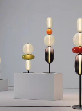 创意设计师客厅落地灯沙发旁装饰落地灯具网红中古卧室高级感台灯