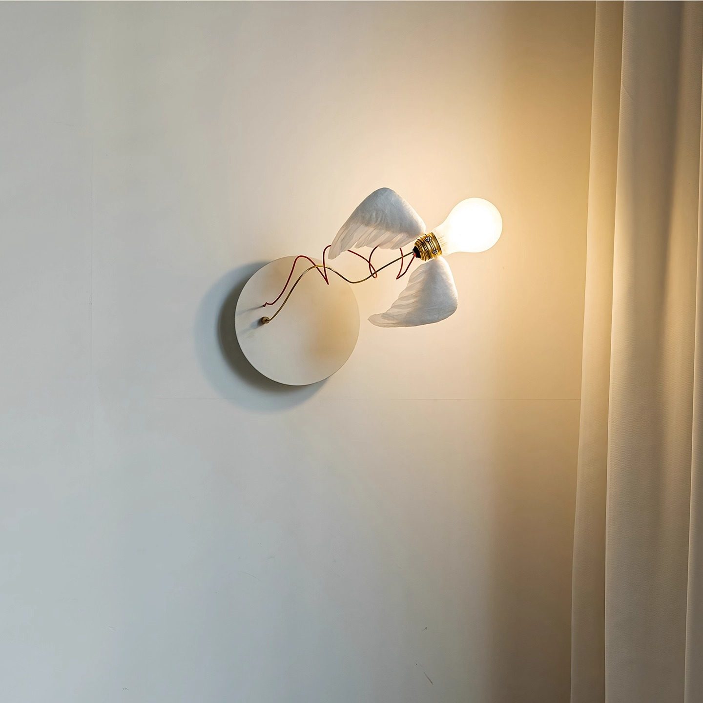 德国Lucellino法式壁灯卧室床头灯创意装饰灯实景住宅背景墙灯具