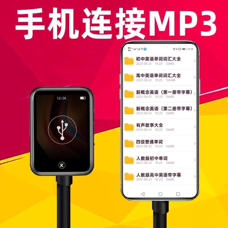 安卓手机连接MP3 MP4下载歌曲电子书图片充电传输otg转接数