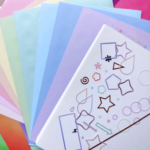 盐系手帐基础deco套圈圈A6合成纸mini点缀素材贴纸 包邮 店满18