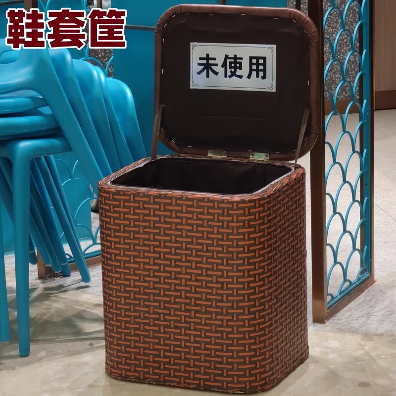 拖鞋可坐人售楼换鞋收纳箱收纳筐