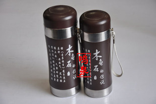 正品木鱼石杯子水杯，木鱼石茶水杯茶具-古典提绳杯