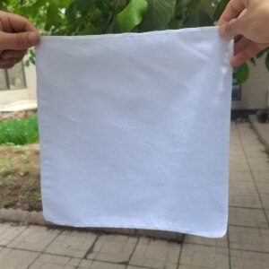 方巾幼儿园扎染纯棉方巾植物拓染