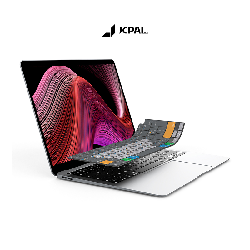 JCPalSO快捷键盘膜适用2025新款超薄macbookro14/16寸Air15M4硅胶