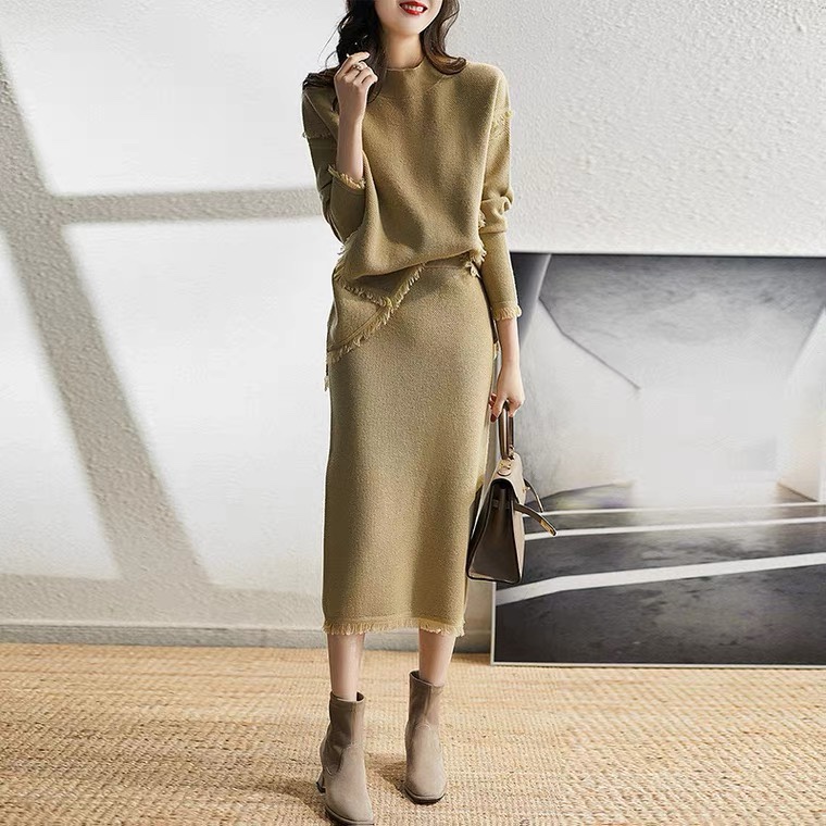 高级感两件套小香风高级感