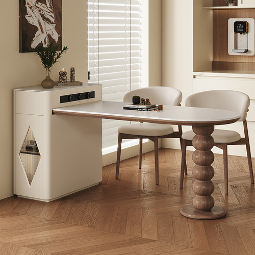 实木岛台餐桌一体YHMJ/栐和美家