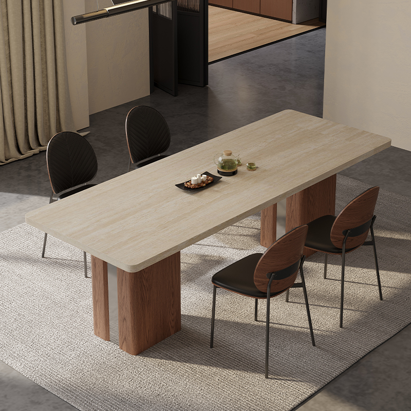 岩板YHMJ/栐和美家中古风胡桃色