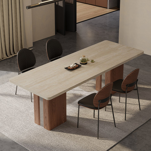 岩板YHMJ/栐和美家中古风胡桃色