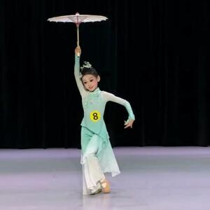 儿童诗雨江南剧目舞蹈演出服少儿民族古典舞独舞艺考表演服装新款
