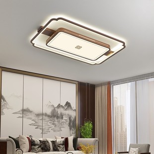 简约新中式 客厅平板吸顶灯中国风卧室餐厅书房玄关过道房间led灯