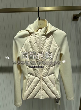 MARYLING玛俪琳25秋新品连帽拼接绗缝收腰羽绒服A1FGW96050 5960