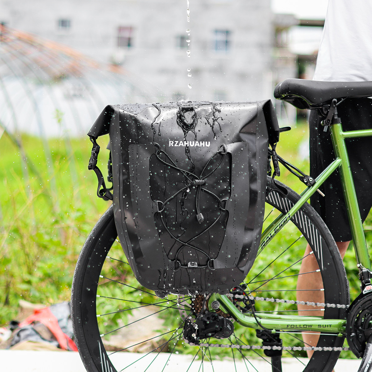 防水山地车货架包自行车包后驮包储物公路长途川藏防雨骑行装备
