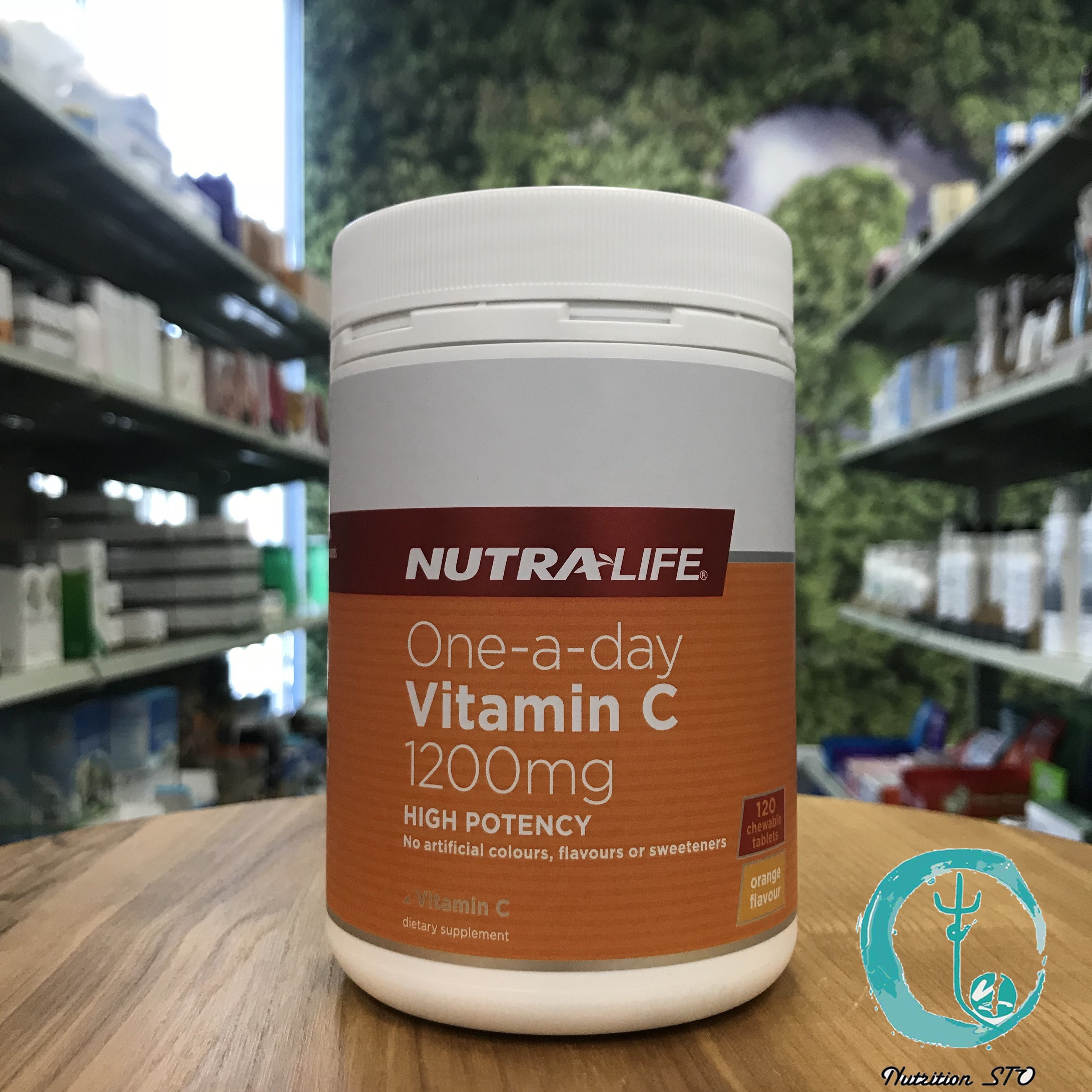 新西兰直邮 Nutralife 纽乐1200mg 维生素 C VC咀嚼片 120片