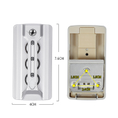 01锁扣1.9孔距 锁修理拉杆箱通用A S102 登机箱普通锁配件AMSY密码