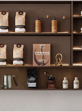 咖啡主题样板间厨房餐厅边柜