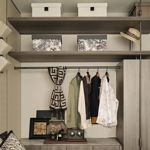 新中式 饰品摆件 样板房衣帽间国风衣服包包组合定制衣柜展厅软装