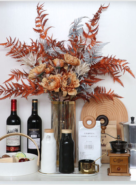 全屋定制橱柜软装饰品花艺咖啡机