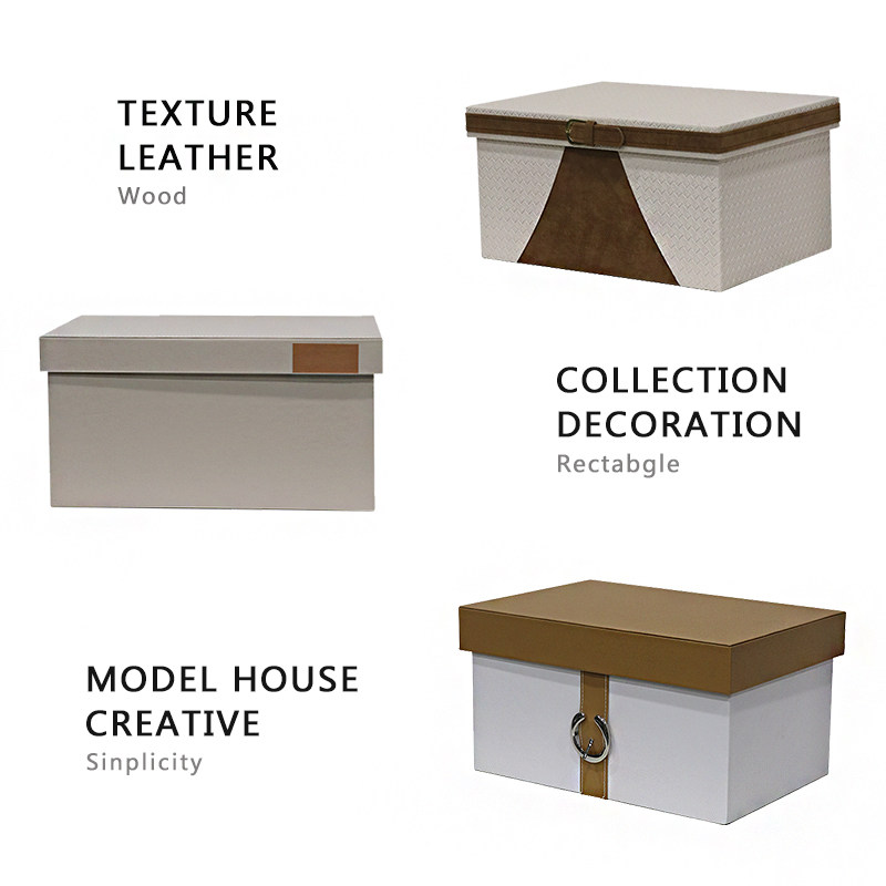 样板间衣帽间装饰盒全屋定制衣柜装饰品家居收纳箱皮质储物盒摆件,家居饰品,家饰软装搭配套装,淘宝优惠券,粉丝福利购,淘宝优惠卷