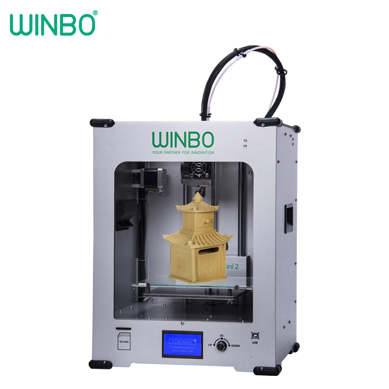 文搏（WINBO）迷你2 高精度家用创客教育学习三维立体3d打印机