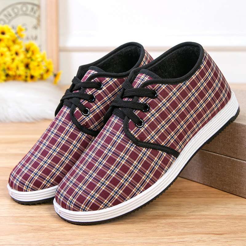 冬季老北京布鞋女棉鞋加绒保暖鞋舒适轻便平底休闲加厚妈妈工作鞋,女鞋,棉鞋,淘宝优惠券,粉丝福利购,淘宝优惠卷