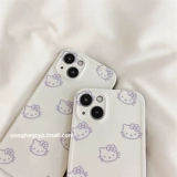 Hello kitty, apple, брендовый мультяшный белый совместимый iPhone 13, милый чехол для телефона, силиконовый креативный защитный чехол, японские и корейские, iphone, 12, 13promax, 8, 8plus