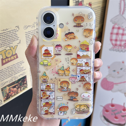 烤焦面包双层磨砂手机壳