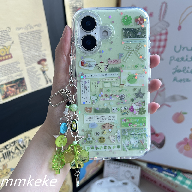 绿色系萌物合集双层imd手机壳