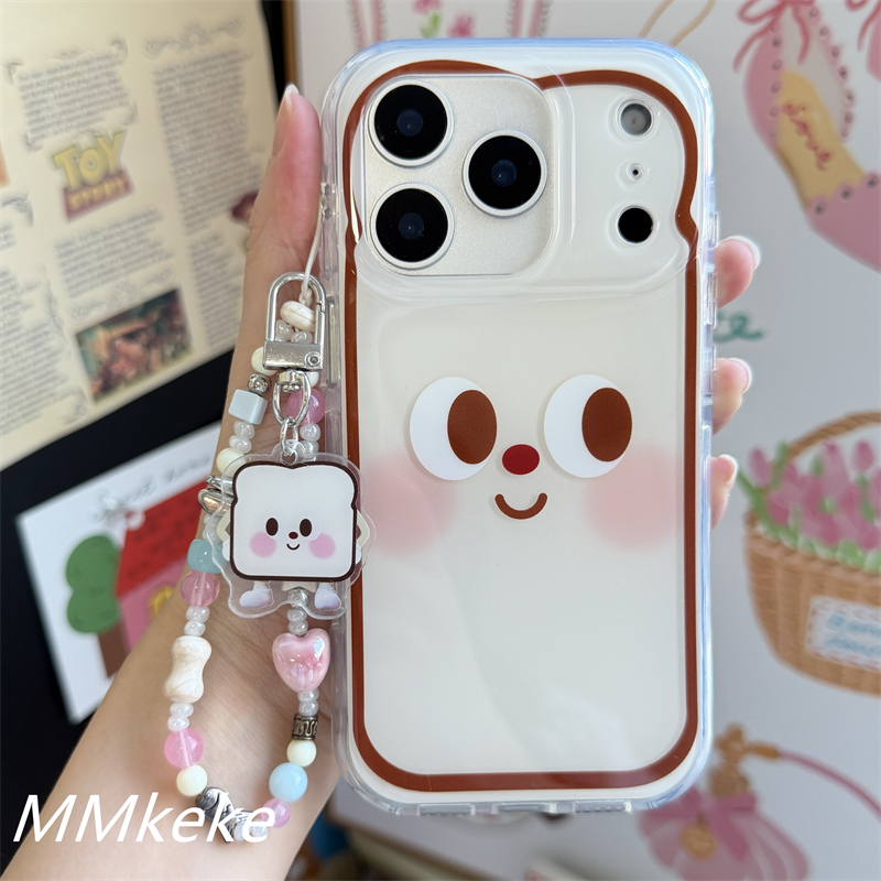 可爱小吐司双层imd手机壳