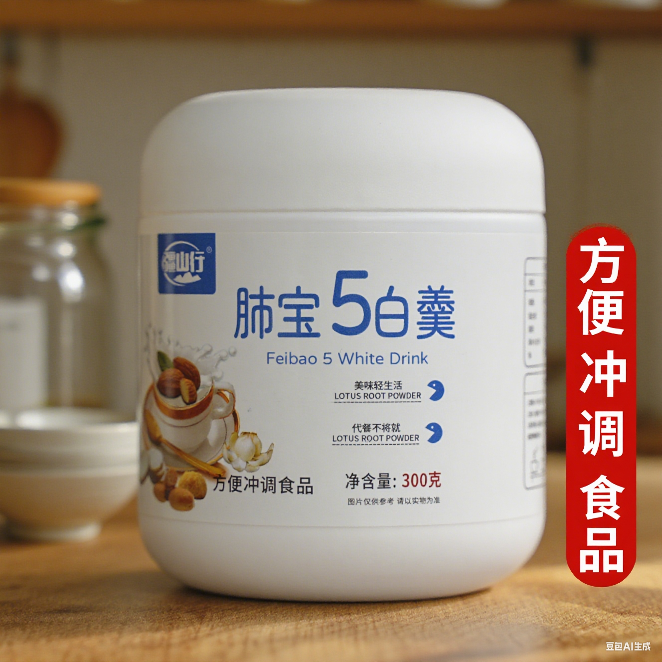 疆山行肺宝五白羹罐装杏仁百合代餐粉营养早餐冲饮山药肺宝,咖啡/麦片/冲饮,杏仁粉,淘宝优惠券,粉丝福利购,淘宝优惠卷