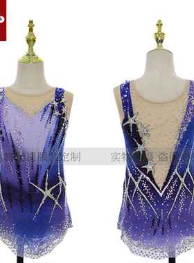 艺术体操啦啦操表演服定制健美比赛服儿童成人比赛考级服K287