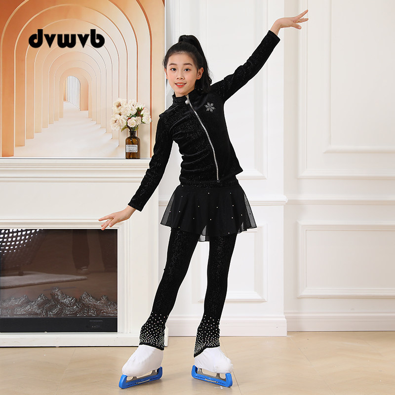 DVWVB滑冰服护臀套装烫钻图片